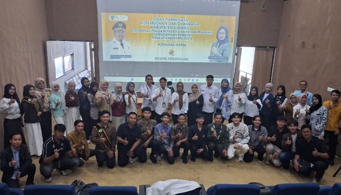 Disparpora Subang Bekali Pemuda dengan Kepemimpinan dan Edukasi Bahaya NAPZA