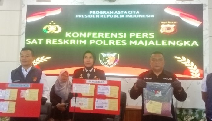‎Kurang Dari 24 Jam, Polres Majalengka Berhasil Ringkus Pelaku Curas Emas‎‎