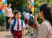 Orang Tua Wajib Tahu, Ini Jurus Jitu BPBD Subang Agar Anak Tenang di Hari Pertama Sekolah