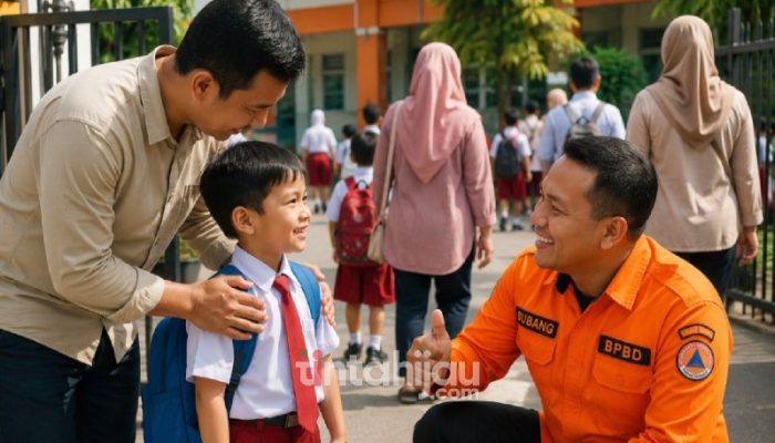 BPBD Subang Bagikan Tips Atasi Kecemasan Anak yang Baru Pertama Kali Masuk Sekolah