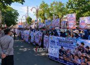 Ratusan Warga Gelar Aksi Damai Dukung Program Makan Bergizi Gratis di Majalengka