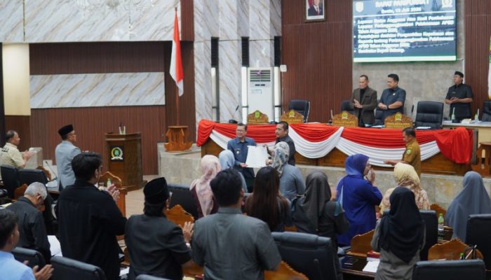 Rapat Paripurna DPRD, Wabup Subang Beberkan Arah Kebijakan Fiskal APBD 2027